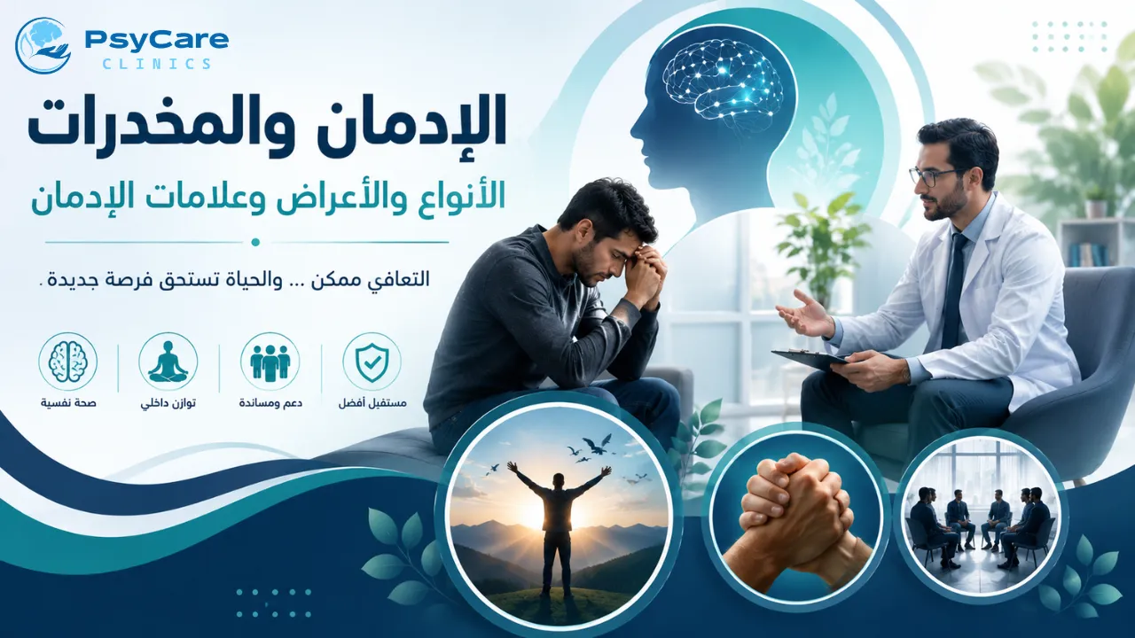 الادمان والمخدرات الأنواع والأعراض وعلامات الإدمان