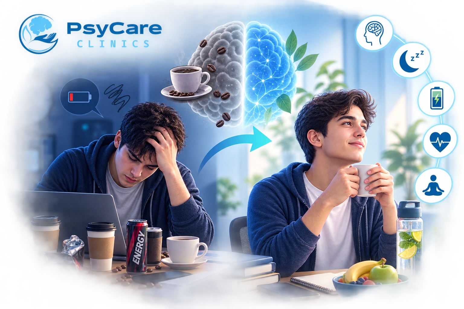 علاج إدمان الكافيين