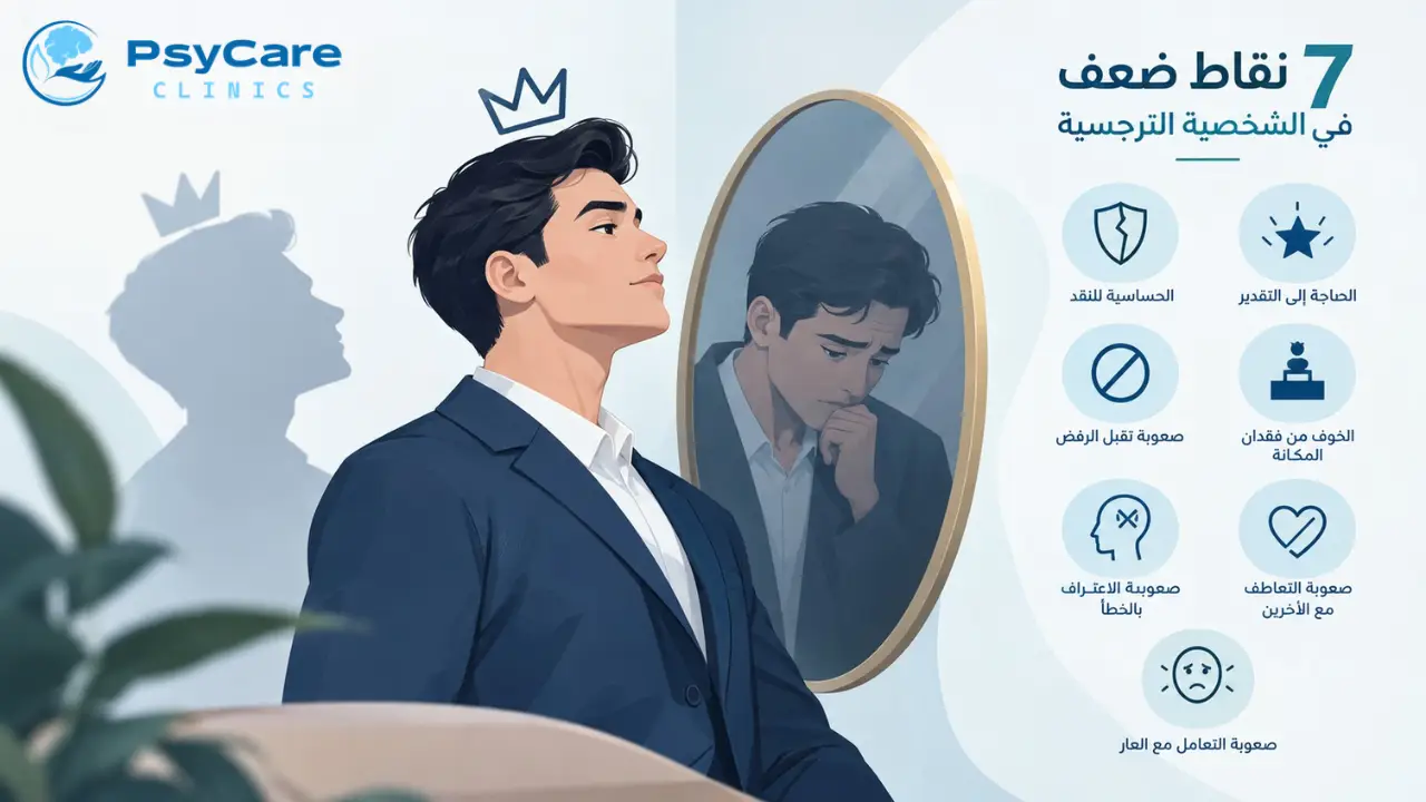 نقاط ضعف الشخصية النرجسية